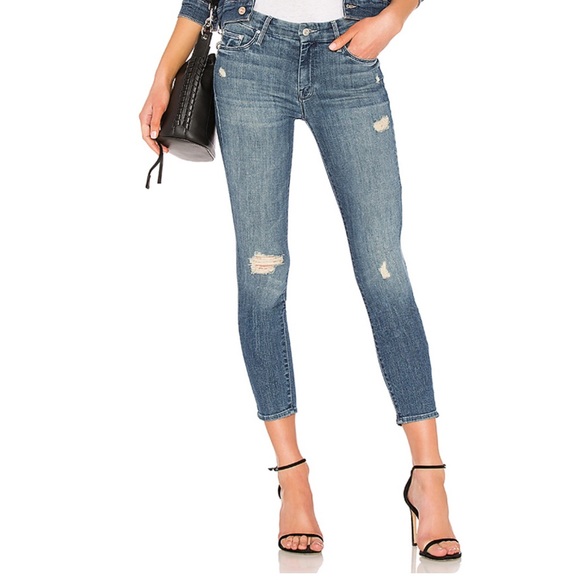 MOTHER The Looker Cropped Jeans Size 27 EUC - Picture 2 of 8